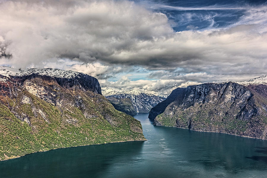 Aurlandsfjorden Photograph by Josh Bryant