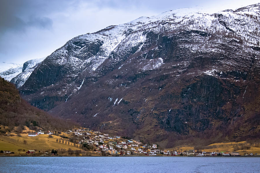Aurlandsvangen Village Norway Photograph by Adam Rainoff