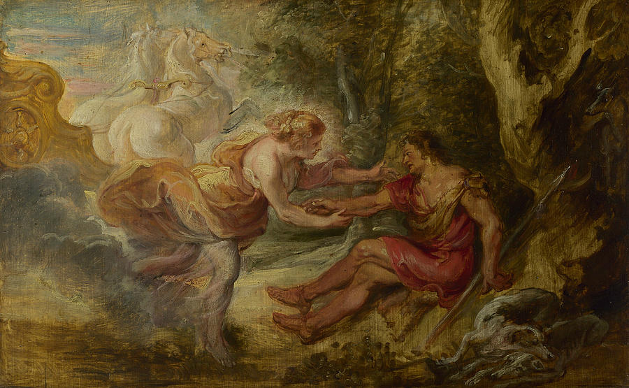 Aurora Abducting Cephalus Painting by Peter Paul Rubens
