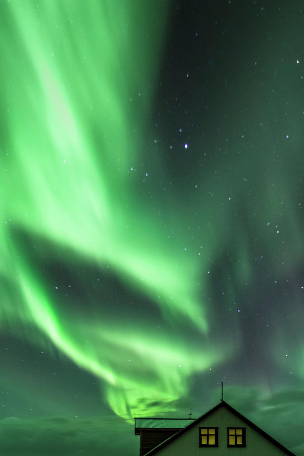 Aurora Borealis, Iceland Photograph by Heidi Stewart - Pixels