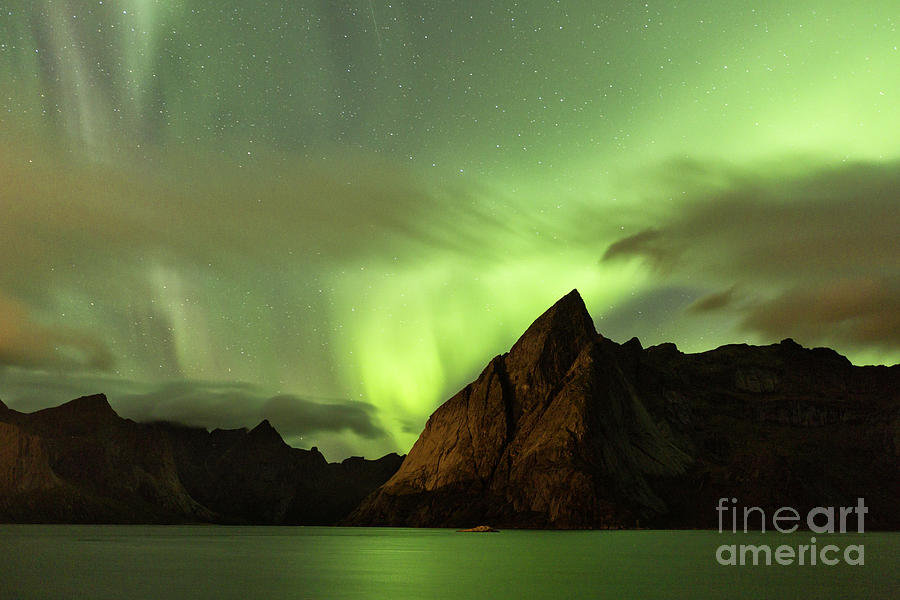 Aurora Borealis In Norway 4 Photograph by Timothy Hacker