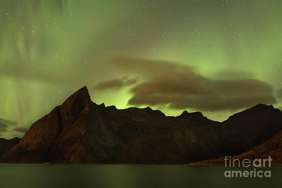Aurora Borealis In Norway 5 Photograph by Timothy Hacker