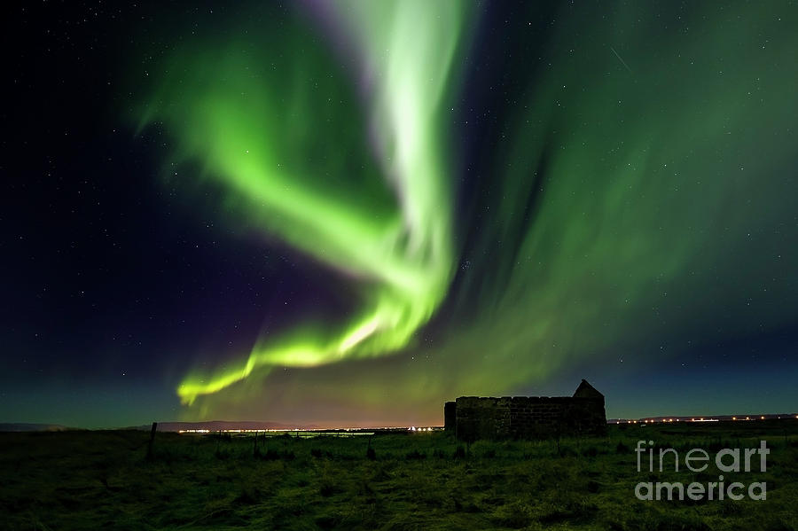 Aurora Borealis Over Photograph by Gunnar Orn Arnason