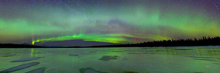 Alaska Photograph - Aurora Bridge by Ed Boudreau Alaska Photograph - Aurora Bridge by Ed Boudreau