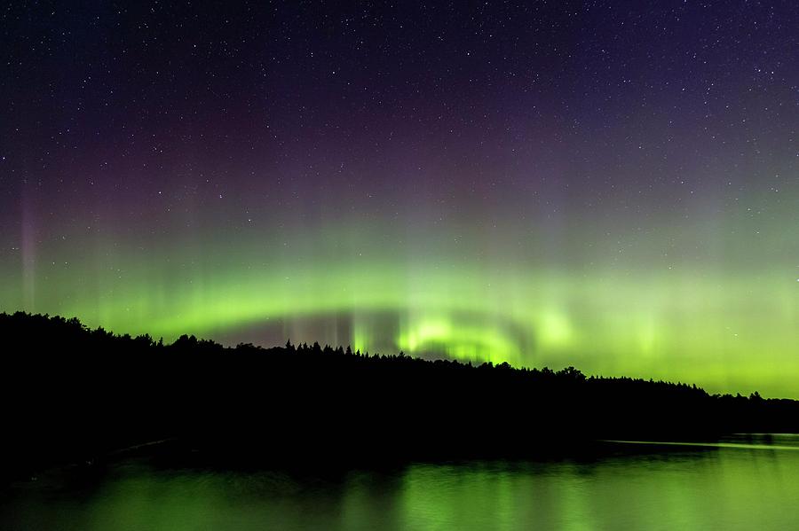 Aurora Over Superior 4 Photograph by Paul Schultz