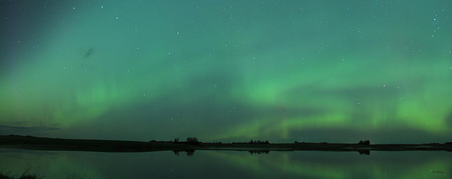 Aurora Over Water Photograph by Andrea Lawrence