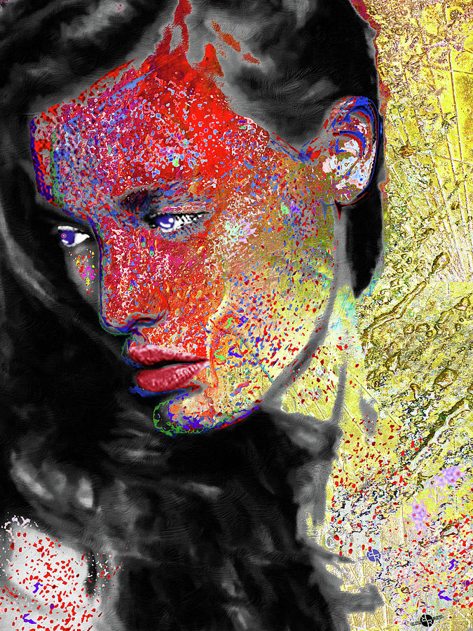 Portrait Mixed Media - Aurora by Tony Rubino