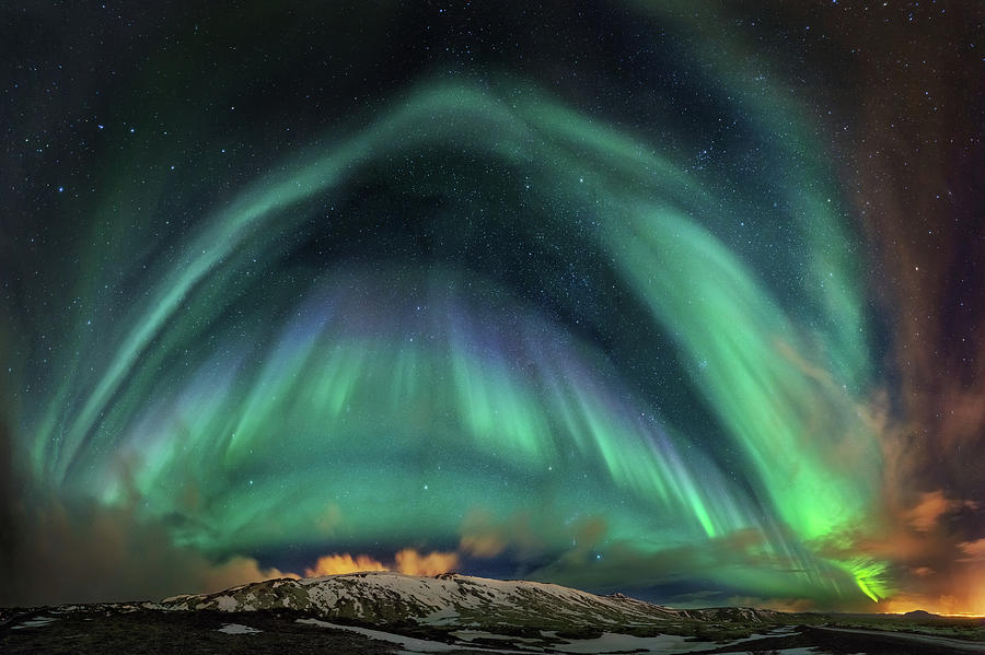 Aurora Umbrella Photograph by Bragi Kort