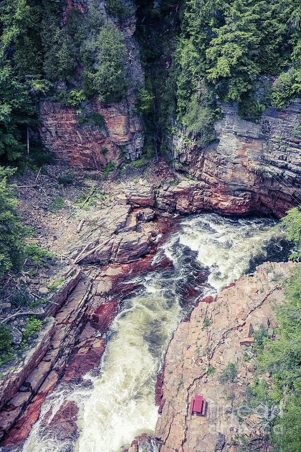 Ausable chasm canyon Photograph by Claudia M Photography