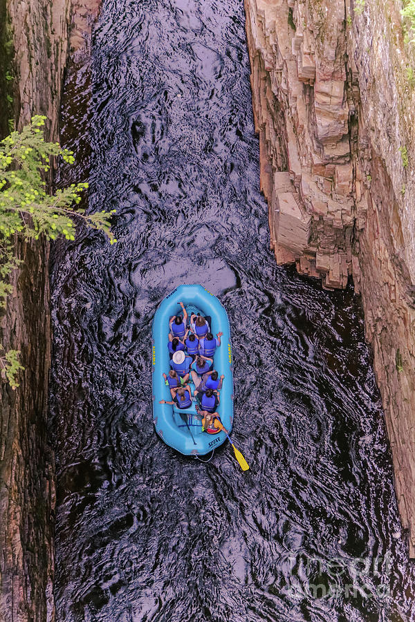 Ausable chasm rafting Photograph by Claudia M Photography
