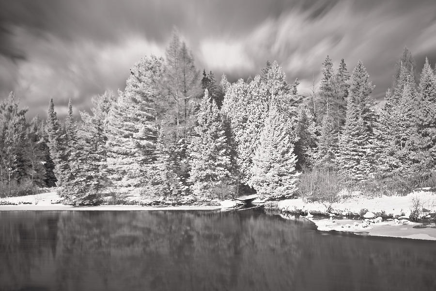 AuSable River Infrared 6295 Photograph by Michael Peychich