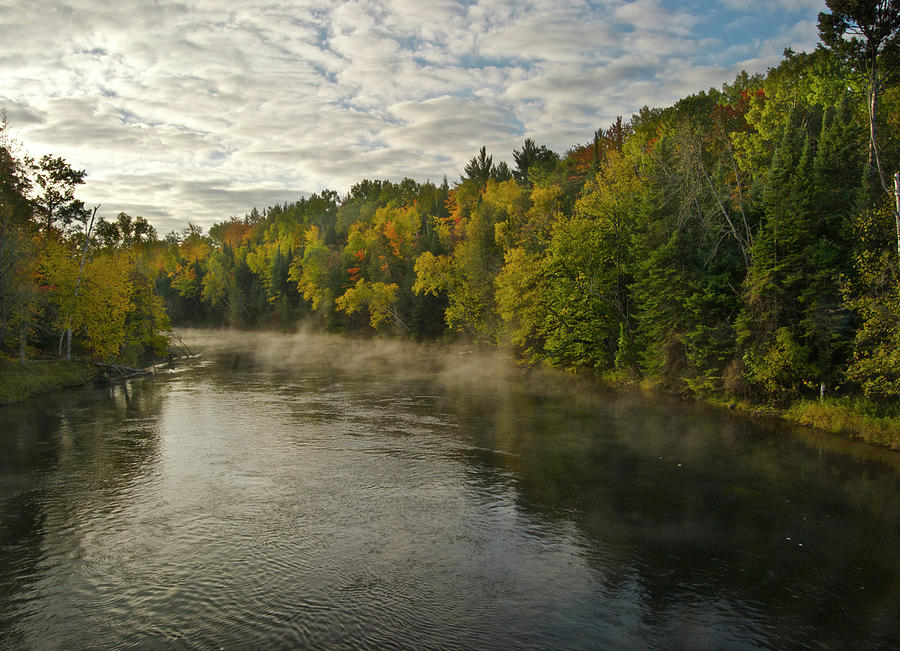 AuSAble River_9631 Photograph by Michael Peychich