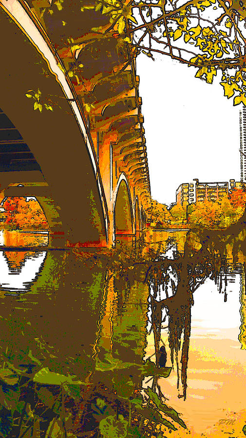Austin Bridge Digital Art by Phillip Mossbarger