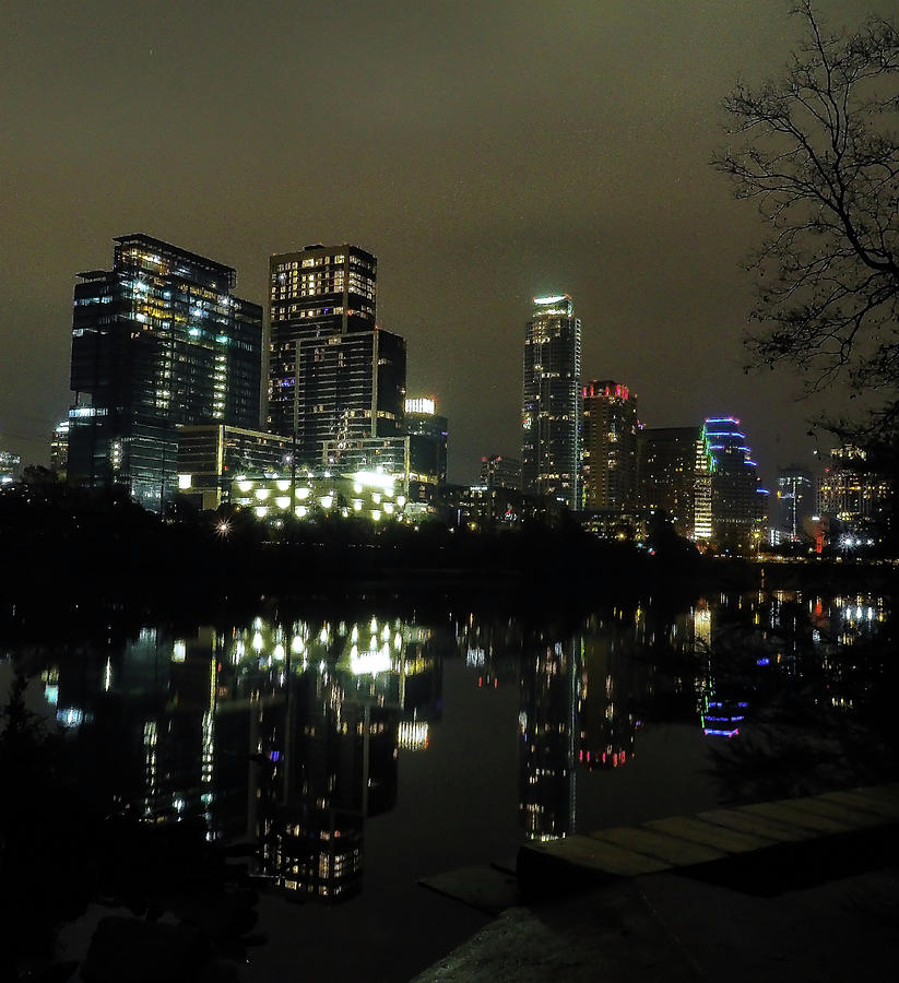 Austin City Lights 2 Photograph by Jerry Connally