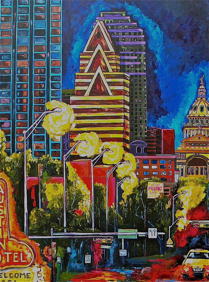 Austin City Lights  by Patti Schermerhorn