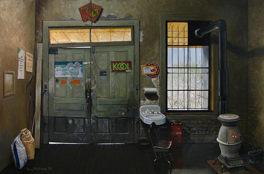 Austin General Store Interior Painting by Doug Strickland