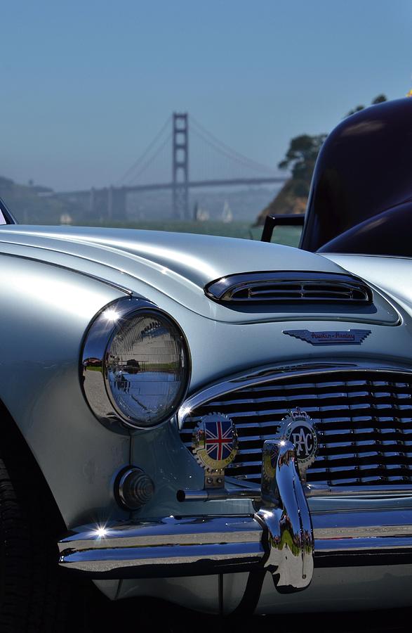 Austin Healey and Golden Gate Bridge Photograph by Dean Ferreira
