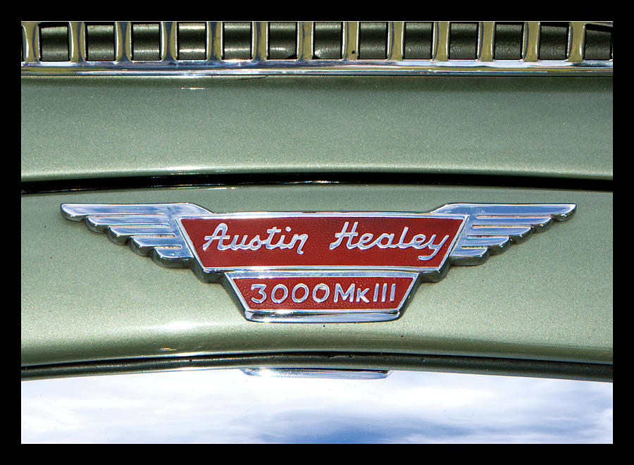 Austin Healey Emblem Photograph by Doug Matthews