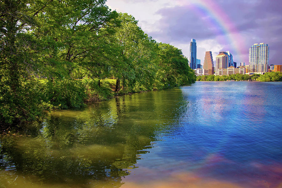 Austin Rainbow Reflections Photograph by Lynn Bauer