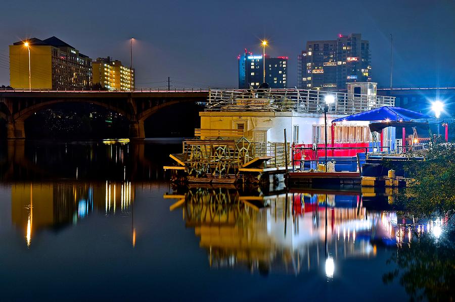 Austin River Boat Photograph by Frozen in Time Fine Art Photography
