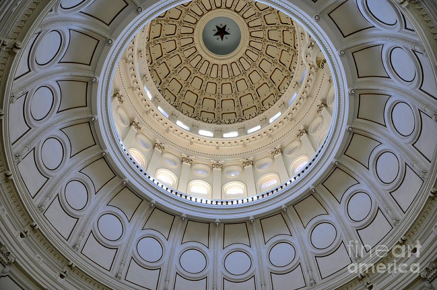 Austin State Capitol Dome Photograph by Andrew Dinh