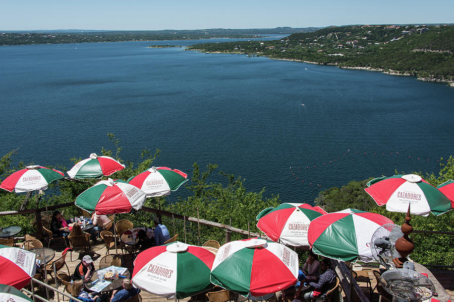 Austin Texas Dining On The Lake Photograph by JG Thompson - Fine Art ...