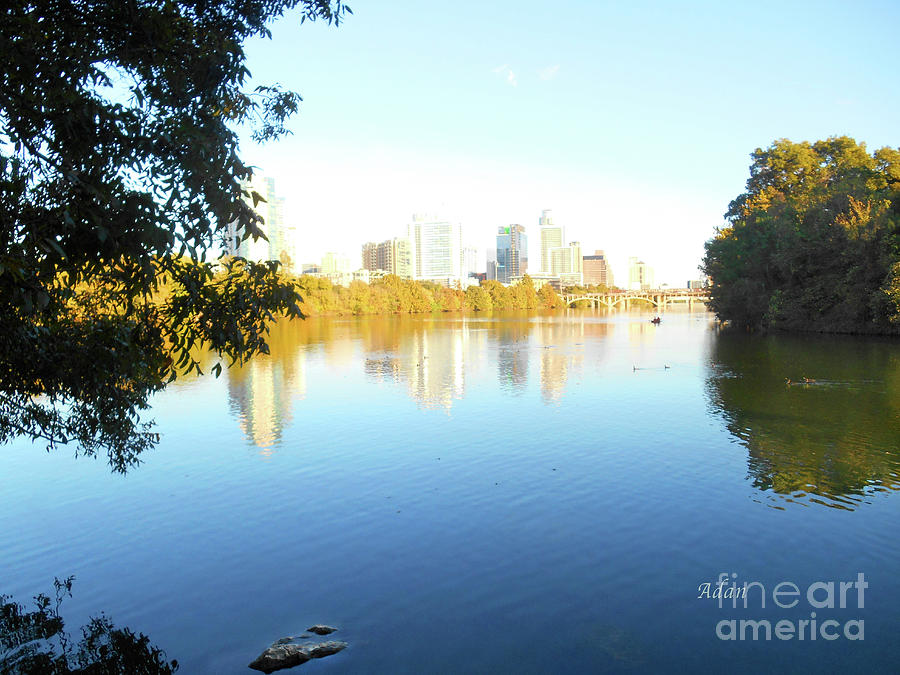 Austin Texas - Lady Bird Lake - Mid November - Two Photograph by Felipe Adan Lerma