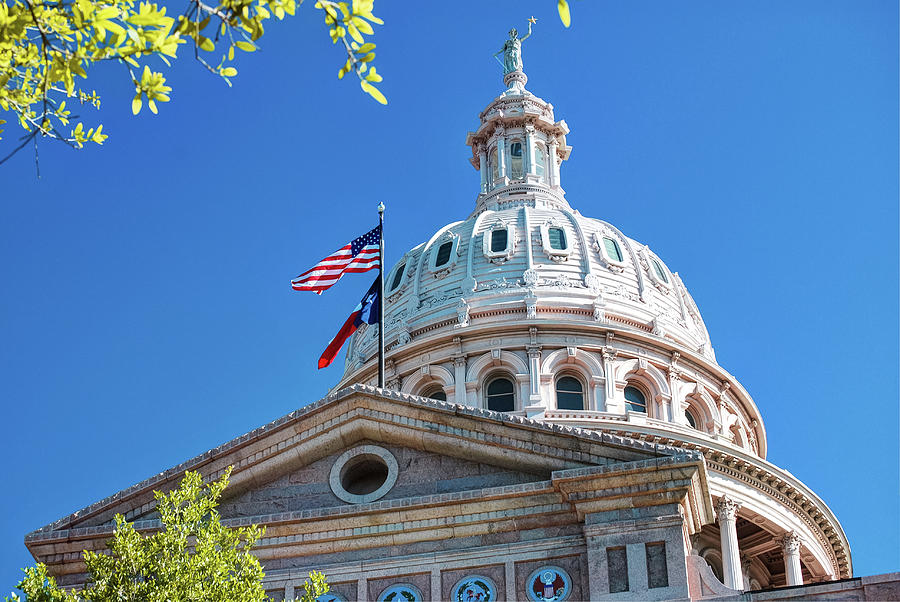 Capitol Building Photograph - Austin Texas State Capitol Building by Gregory Ballos