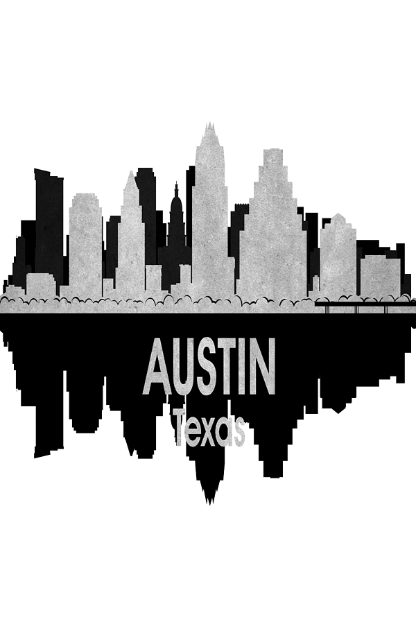 Austin Tx 4 Vertical Digital Art