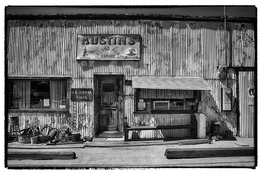 Austins Garage Photograph by Hugh Smith