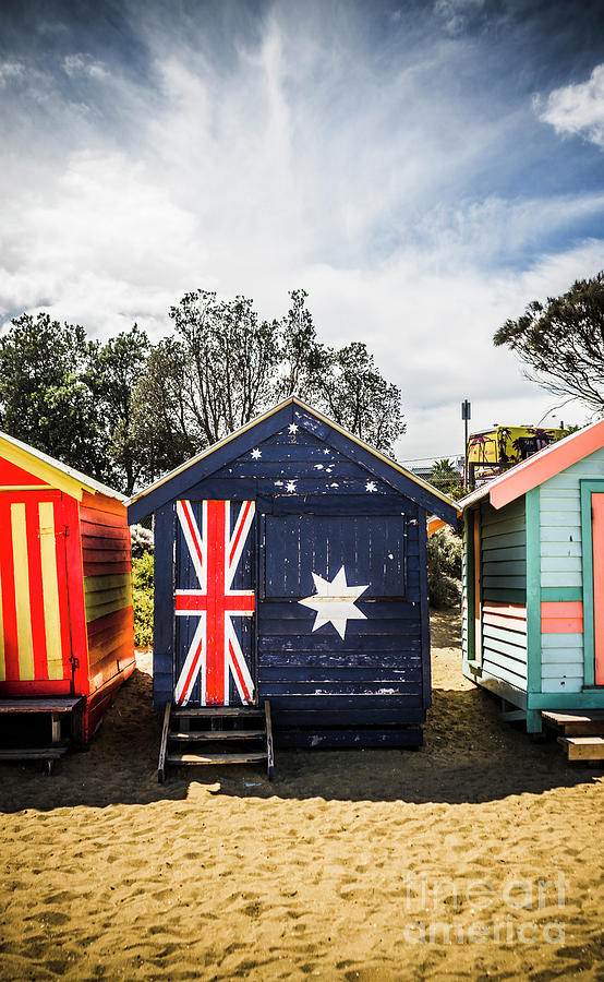 Australia Bathing Boxes Photograph by Jorgo Photography
