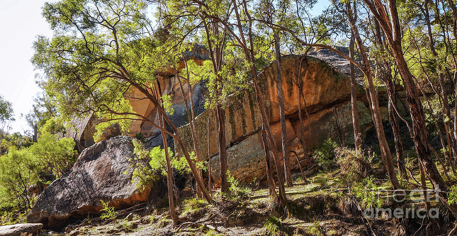 Australia Rocks - Dripping Gorge Photograph by Lexa Harpell