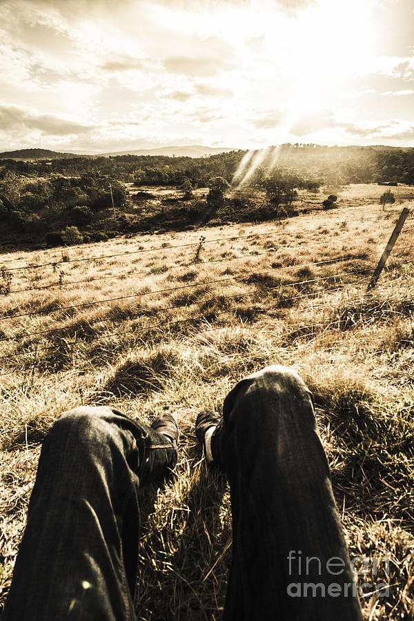 Australian adventurer on rural holiday Photograph by Jorgo Photography