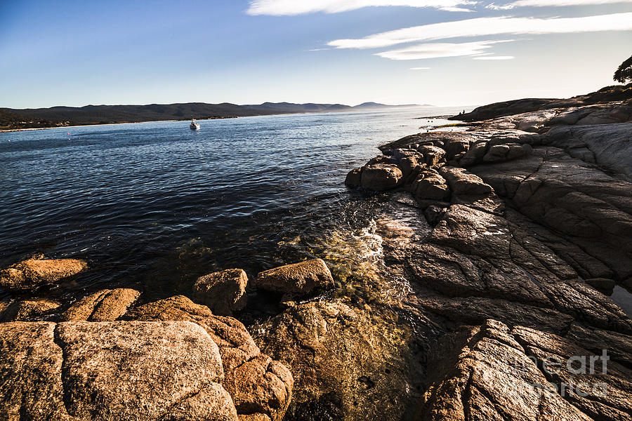 Australian bay in eastern Tasmania Photograph by Jorgo Photography