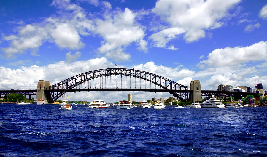 Australian Day Is A Party Day On Sydney Harbour  Photograph by Miroslava Jurcik