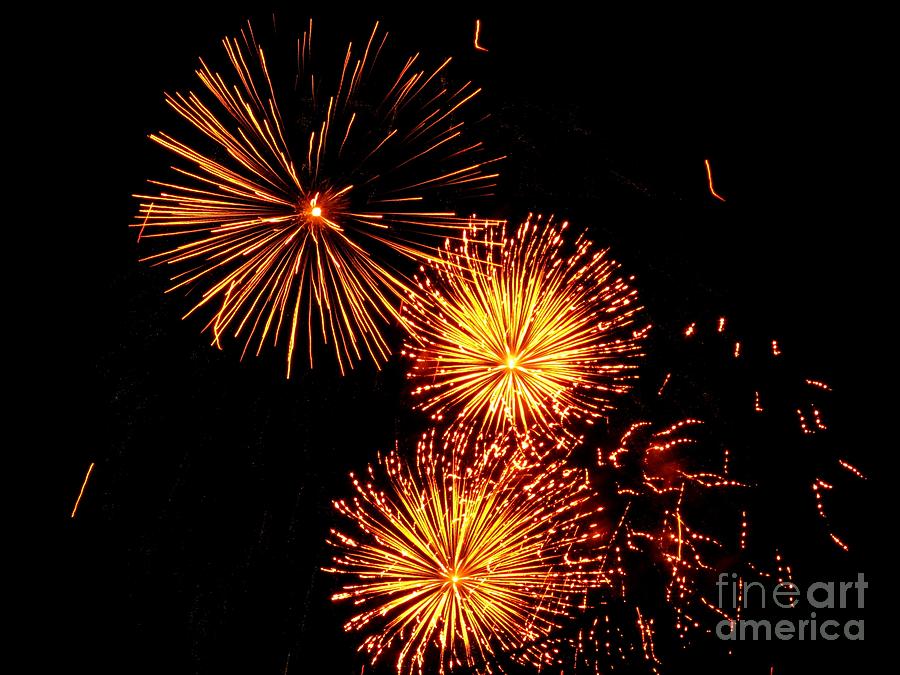 Australian Photograph - Australian Fireworks in Montreal 01 by Ausra Huntington nee Paulauskaite