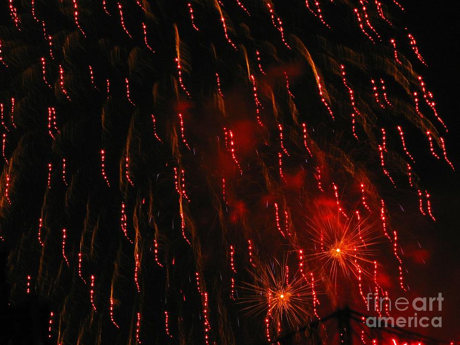Australian Photograph - Australian Fireworks In Montreal 03 by Ausra Huntington nee Paulauskaite