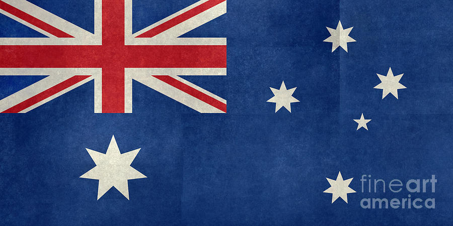 Australian flag Digital Art by Sterling Gold