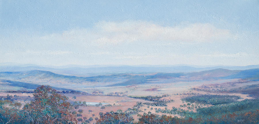 Tree Painting - Australian Landscape - Mt Tamborine by Jan Matson