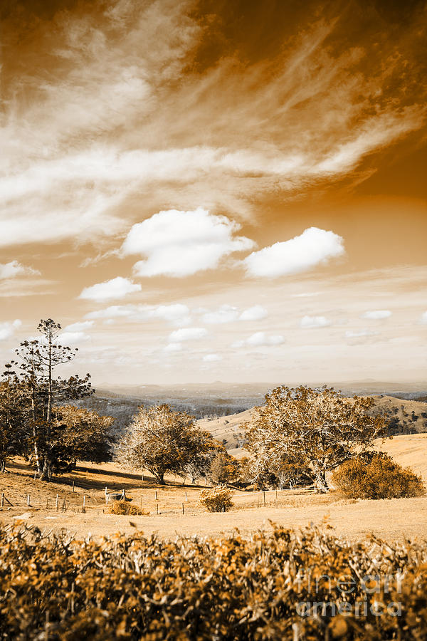 Australian Landscape Photo Of Maleny Hinterland Photograph by Jorgo Photography