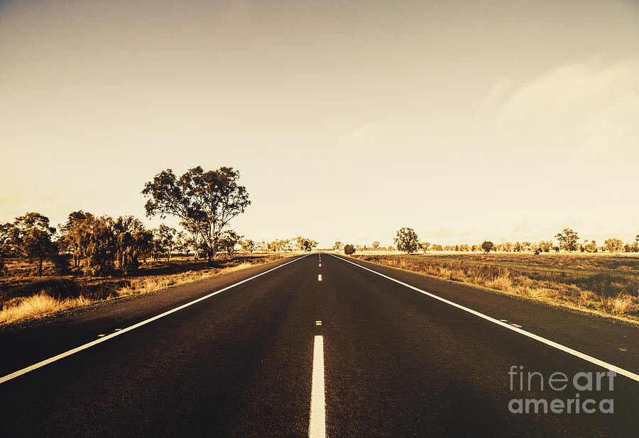 Australian rural road Photograph by Jorgo Photography