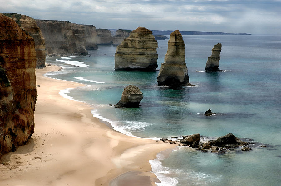 Great Ocean Road Photograph - Australian Twelve Apostles by Georgiana Romanovna