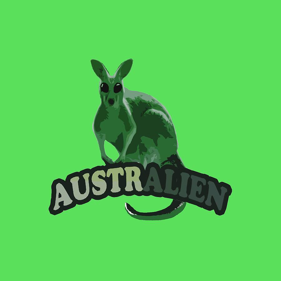 Alien Digital Art - Australian by Voldemaras Lemon