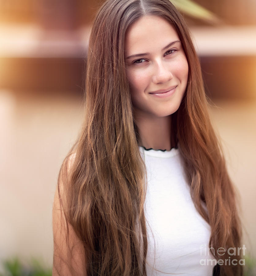 Authentic Girl Portrait Photograph By Anna Om Fine Art America