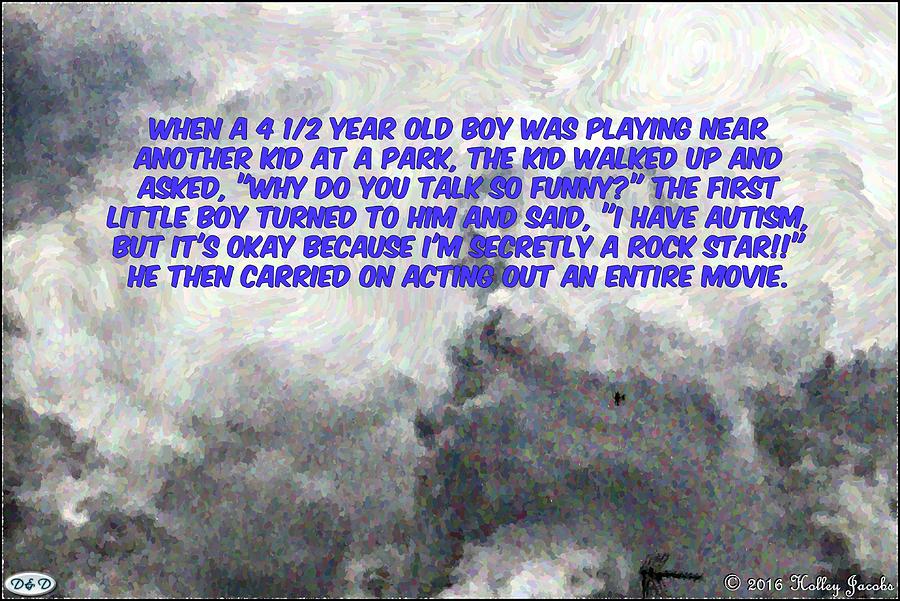 Autism Is A Rock Star Photograph by Holley Jacobs Fine Art America