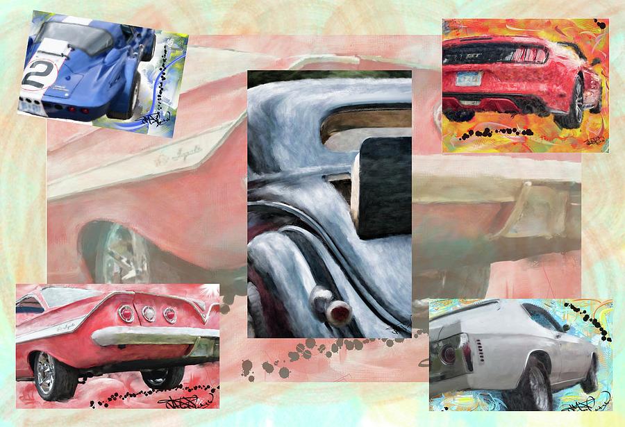 Auto Collage #2 Digital Art by Donald Pavlica