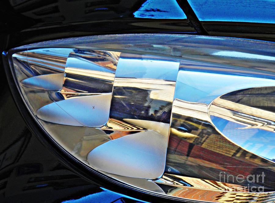 Car Photograph - Auto Headlight 193 by Sarah Loft