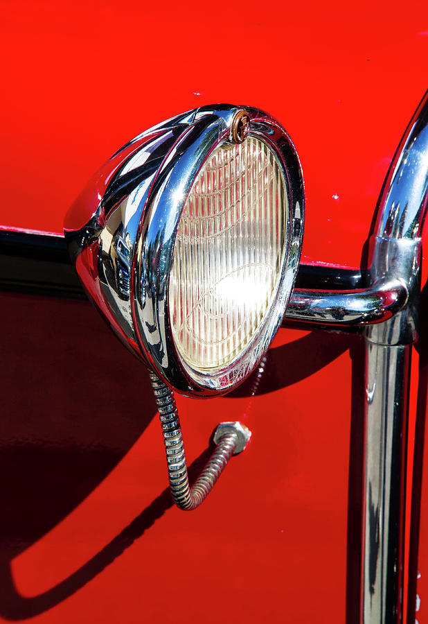 Auto Headlight Photograph by Arthur Dodd