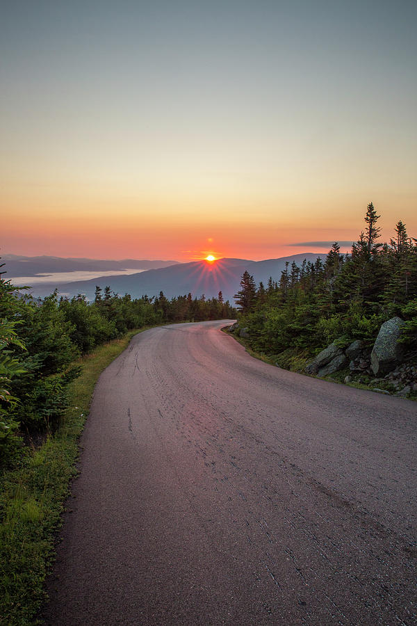 Auto Road Sunrise Photograph by White Mountain Images