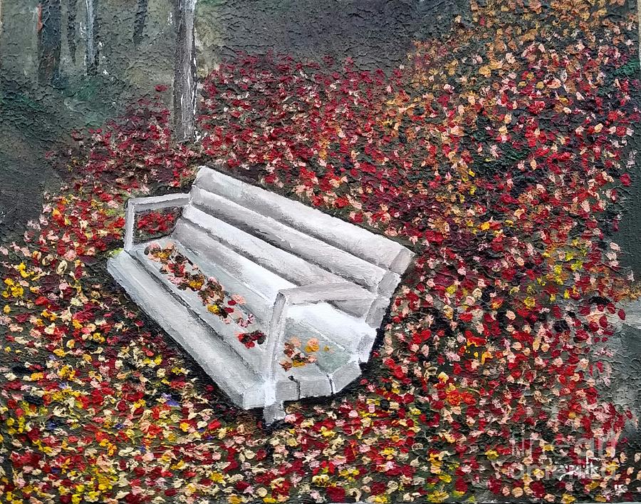 Autum Solitude And The Foliage Painting
